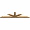 Ekena Millwork Richland Rough Sawn Timber Gable Bracket, Western Red Cedar, 84"W x 21"H x 2"D x 4"F, 6/12 Pitch GBW084X21X0204RIC00RWR - alternate 3